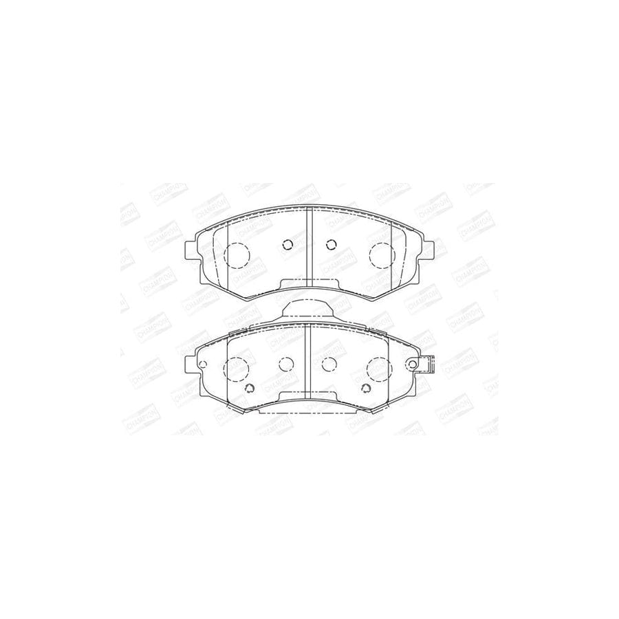 Champion 572496Ch Brake Pad Set