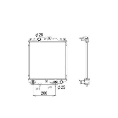 NRF NRF53577 Engine Radiator
