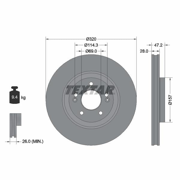 AUTOFREN SEINSA D7-062C Brake Caliper Guide Sleeve Kit