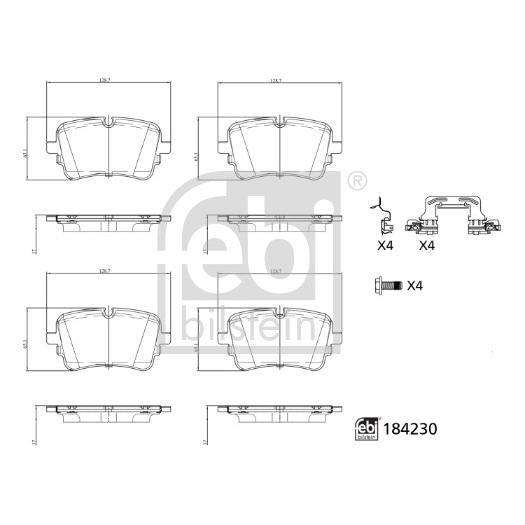 SBP CRK-100 Disc Brake Caliper Repair Kit