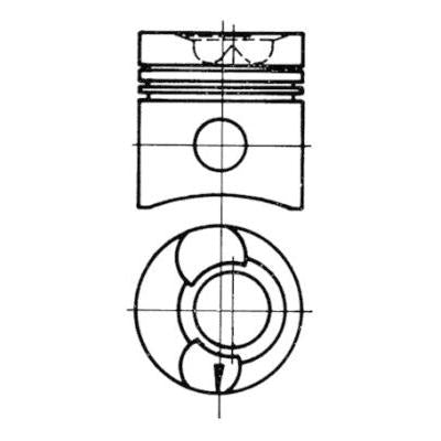KOLBENSCHMIDT 93660600 Piston