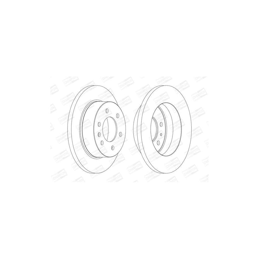 Champion 569137Ch Brake Disc