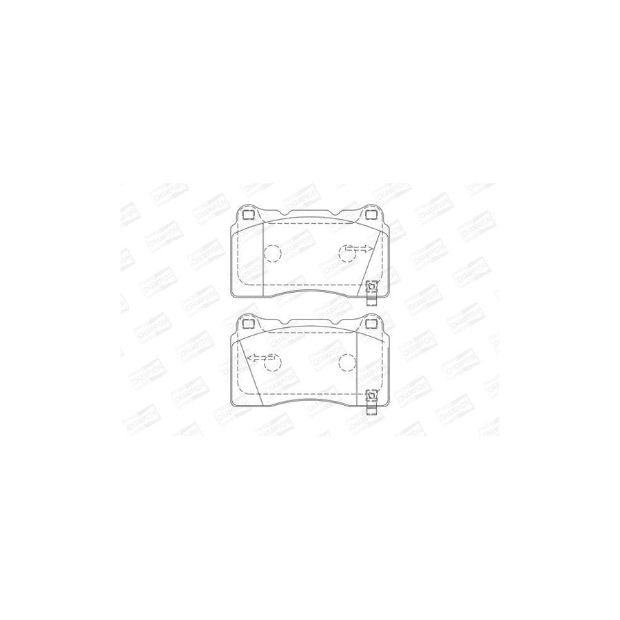Champion 572508Ch Brake Pad Set