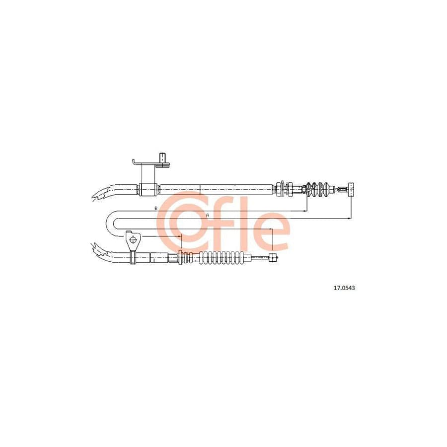 Cofle 17.0543 Hand Brake Cable