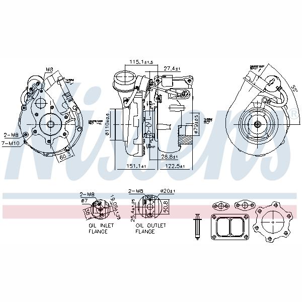 NISSENS NIS93617 Turbocharger