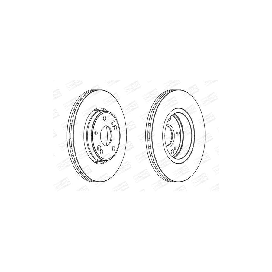 Champion 562182Ch Brake Disc for Renault Laguna