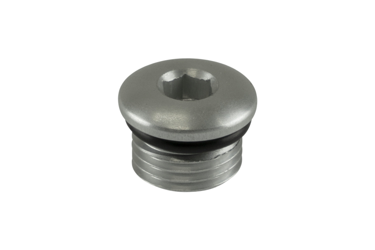 Fitting -6 AN ORB Blank - Silver | ML Performance Car Parts