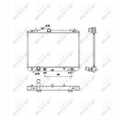 NRF NRF53578 Engine Radiator