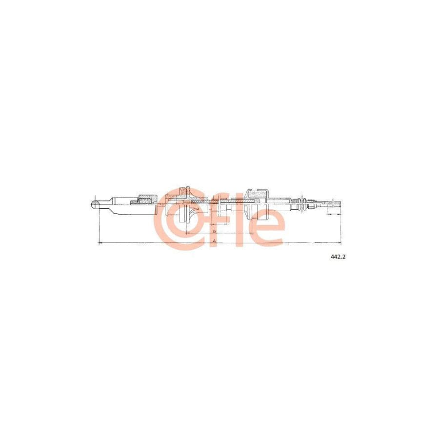 Cofle 92.442.2 Clutch Cable