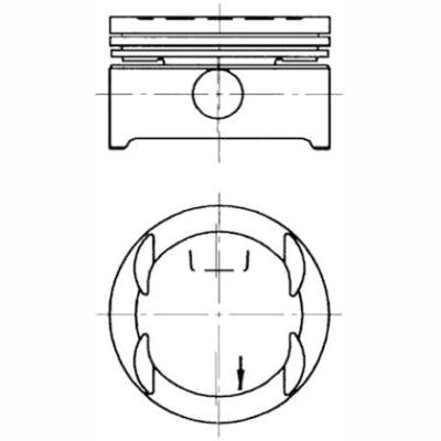 KOLBENSCHMIDT 94637610 Piston