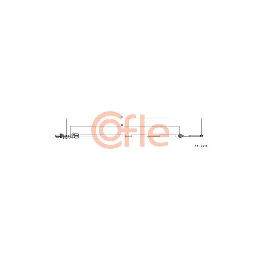 Cofle 11.3883 Cable, Manual Transmission