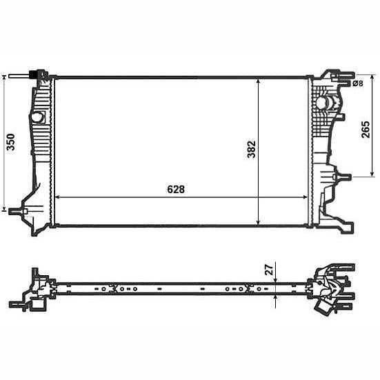 NRF NRF53963 Engine Radiator