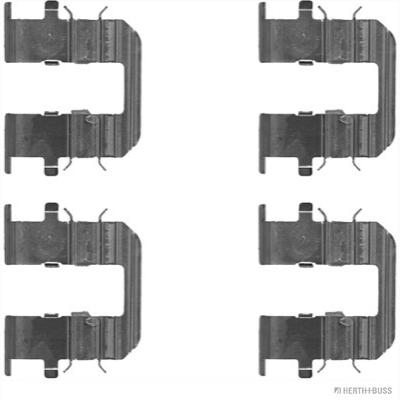 HERTH+BUSS JAKOPARTS J3660515 Disc Brake Pad Accessory Kit