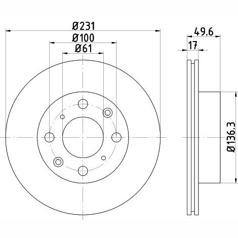 WABCO 4728809292 Brake Caliper Guide Bellow
