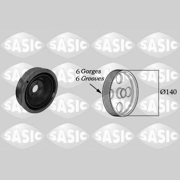 SASIC SAS2156051 Crankshaft Belt Pulley