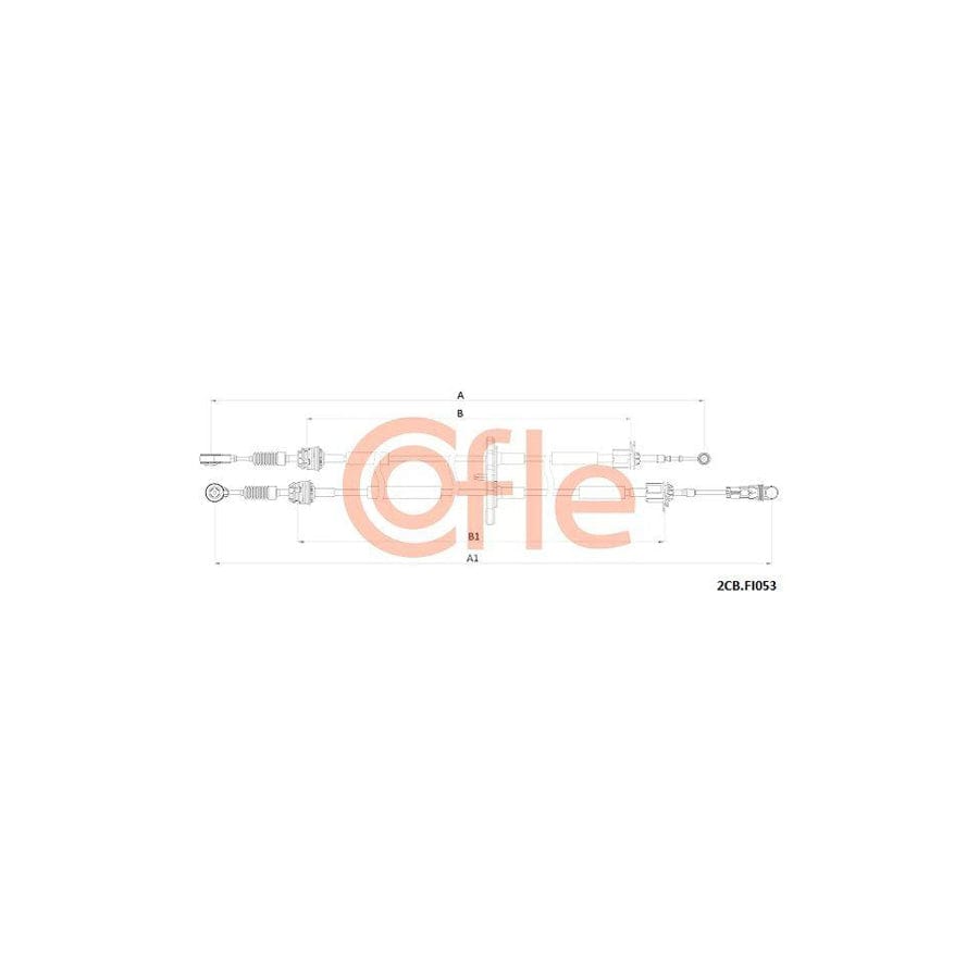 Cofle 92.2Cb.Fi053 Cable, Manual Transmission for Lancia Ypsilon III (312)