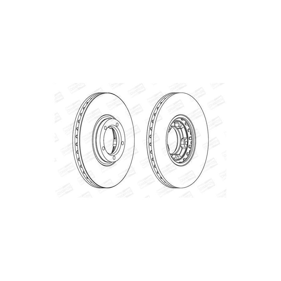 Champion 561625Ch Brake Disc for Ford Transit