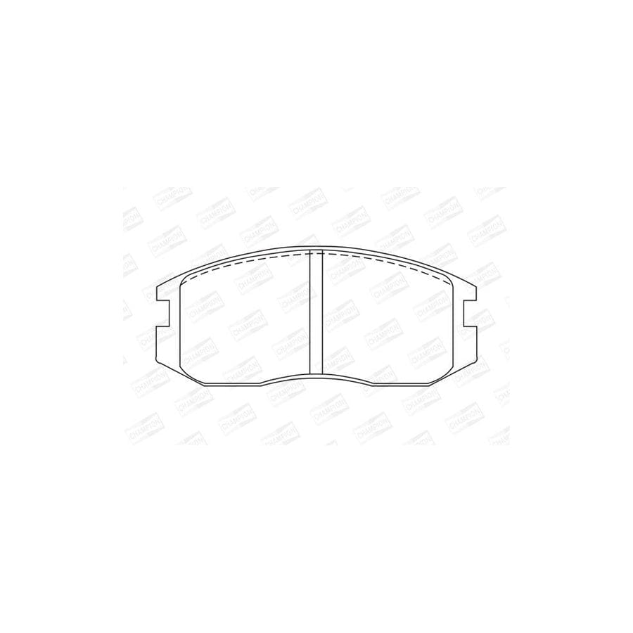 Champion 572375Ch Brake Pad Set