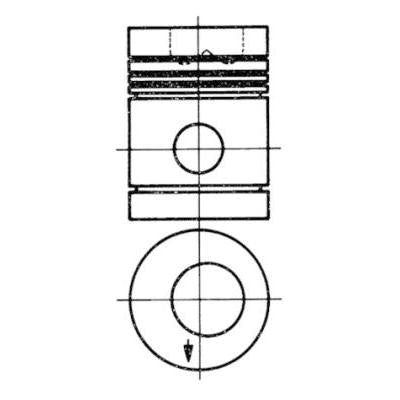 KOLBENSCHMIDT 91354600 Piston