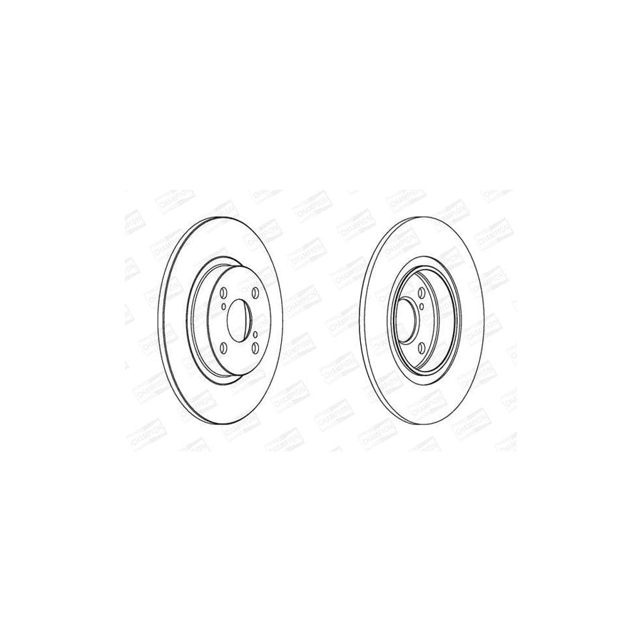 Champion 562412Ch Brake Disc for Toyota Corolla