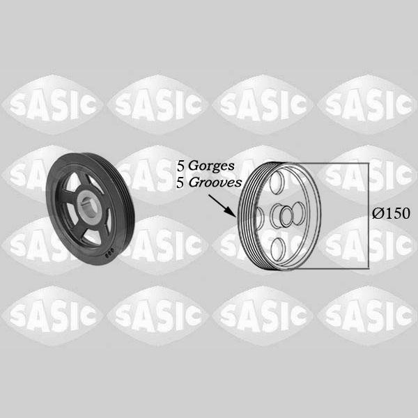SASIC SAS2156072 Crankshaft Belt Pulley