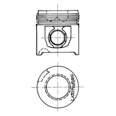 KOLBENSCHMIDT 90152600 Piston
