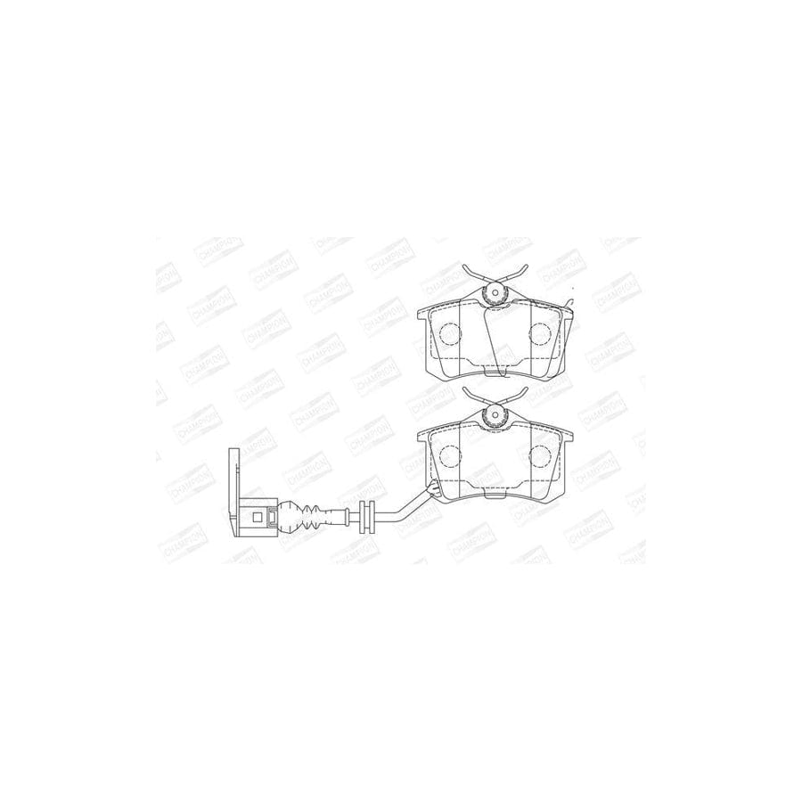 Champion 573112Ch Brake Pad Set