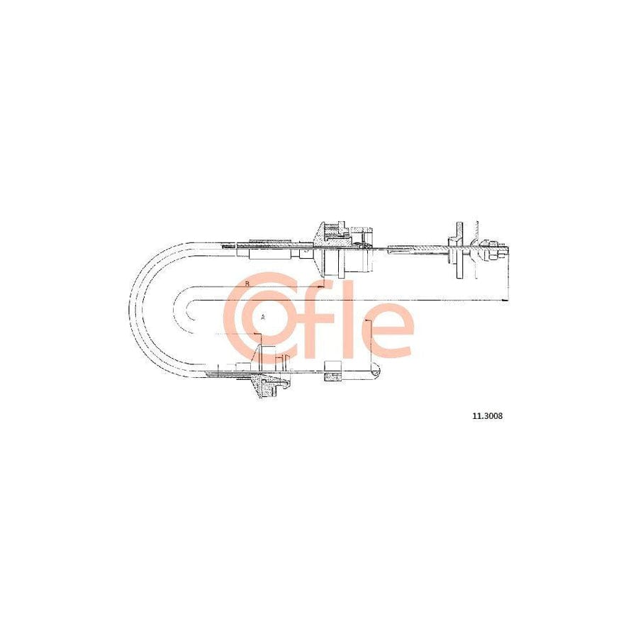 Cofle 11.3008 Clutch Cable