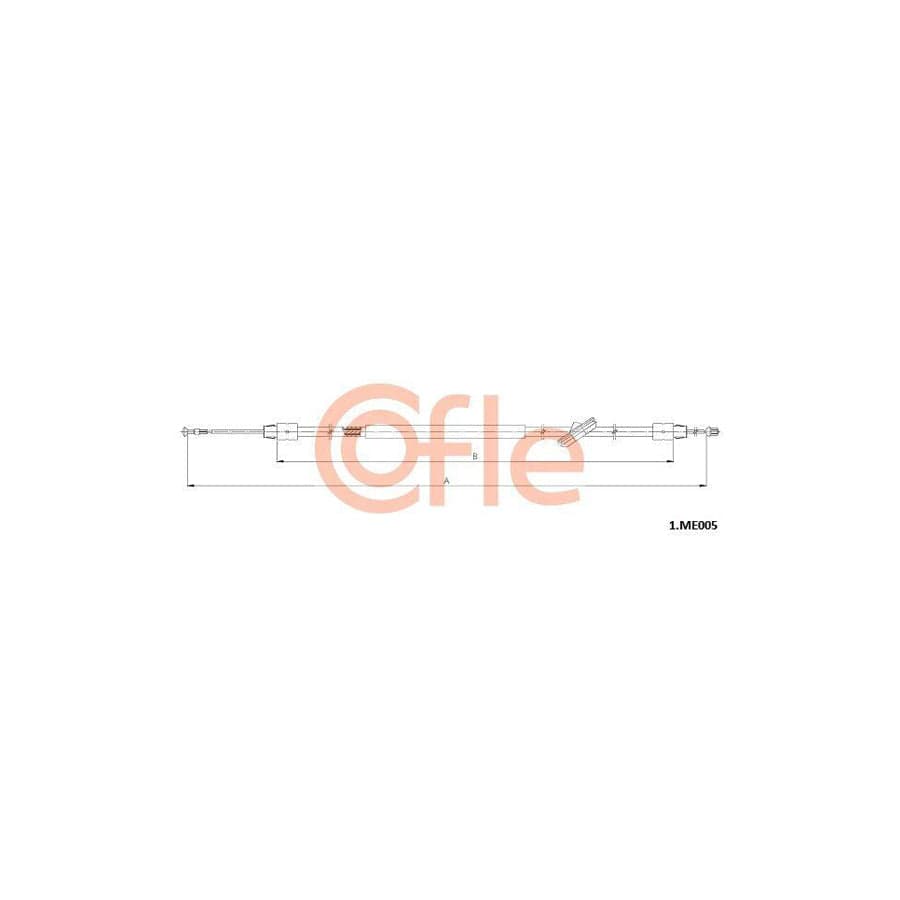 Cofle 1.Me005 Hand Brake Cable