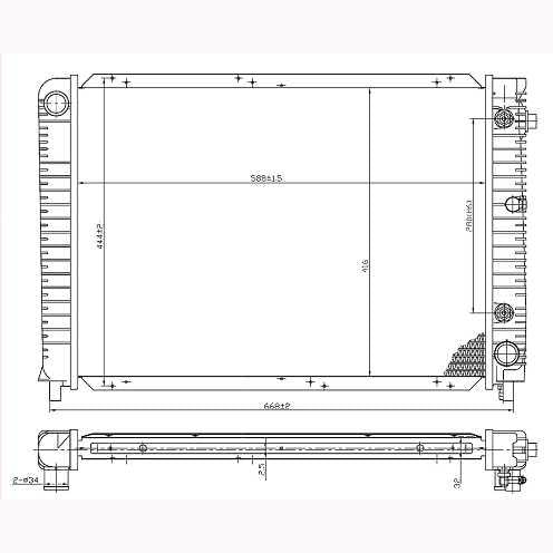 NRF NRF53953 Engine Radiator
