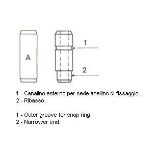 METELLI 01-1559 Valve Guide