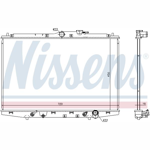 NISSENS NIS681385 Engine Radiator