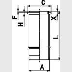KOLBENSCHMIDT 89599110 Cylinder Liner
