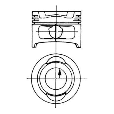 KOLBENSCHMIDT 90129700 Piston