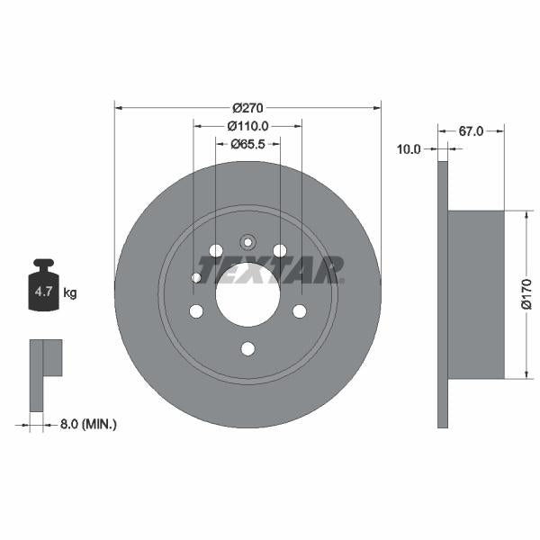 AUTOFREN SEINSA D7-245C Brake Caliper Guide Sleeve Kit