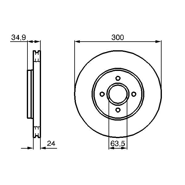 WABCO 9617231240 Parking Brake Valve