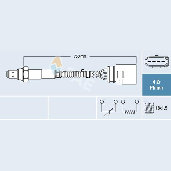 FAE AE77911 Lambda Sensor