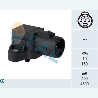 FAE AE15076 Intake Manifold Pressure Sensor