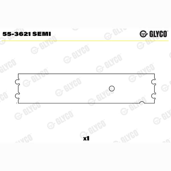 GLYCO 55-3621SEMI Connecting Rod Small End Bushes