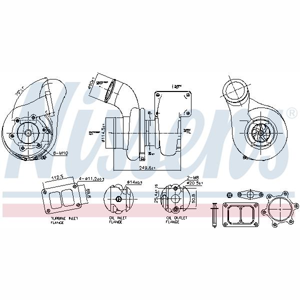 NISSENS NIS93691 Turbocharger