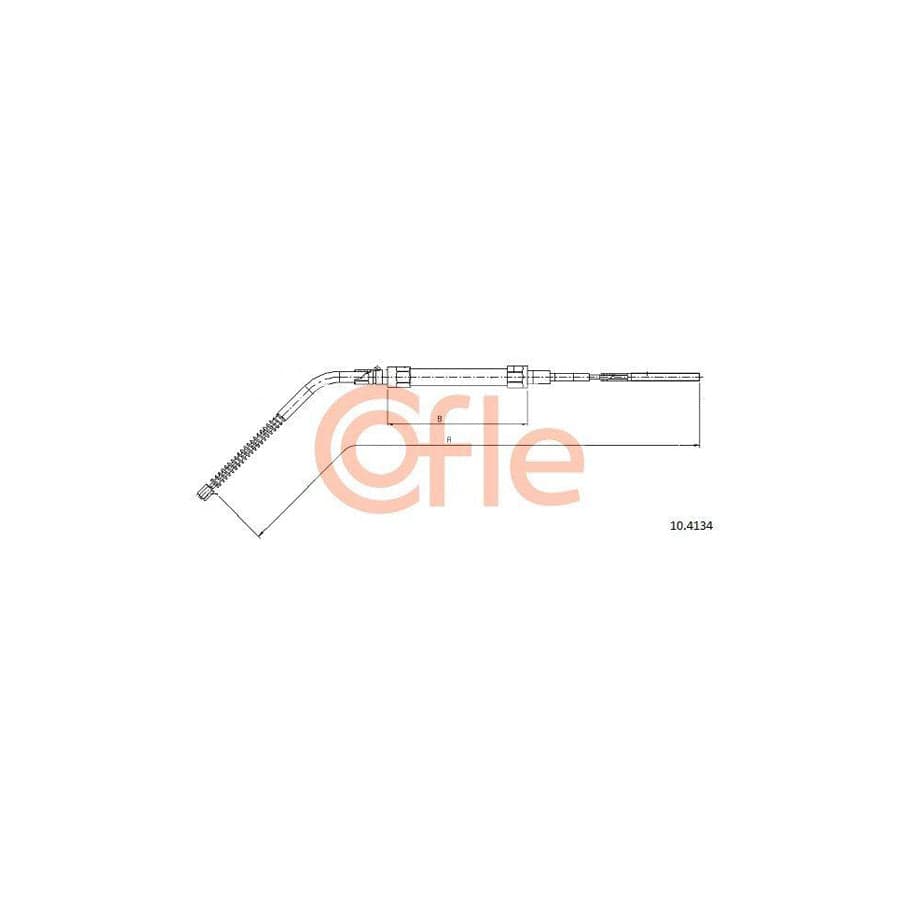 Cofle 10.4134 Hand Brake Cable for BMW 3 Compact (E36)