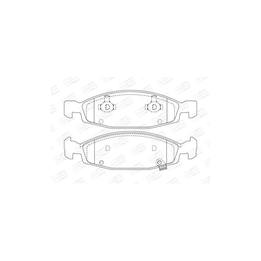 Champion 573077Ch Brake Pad Set