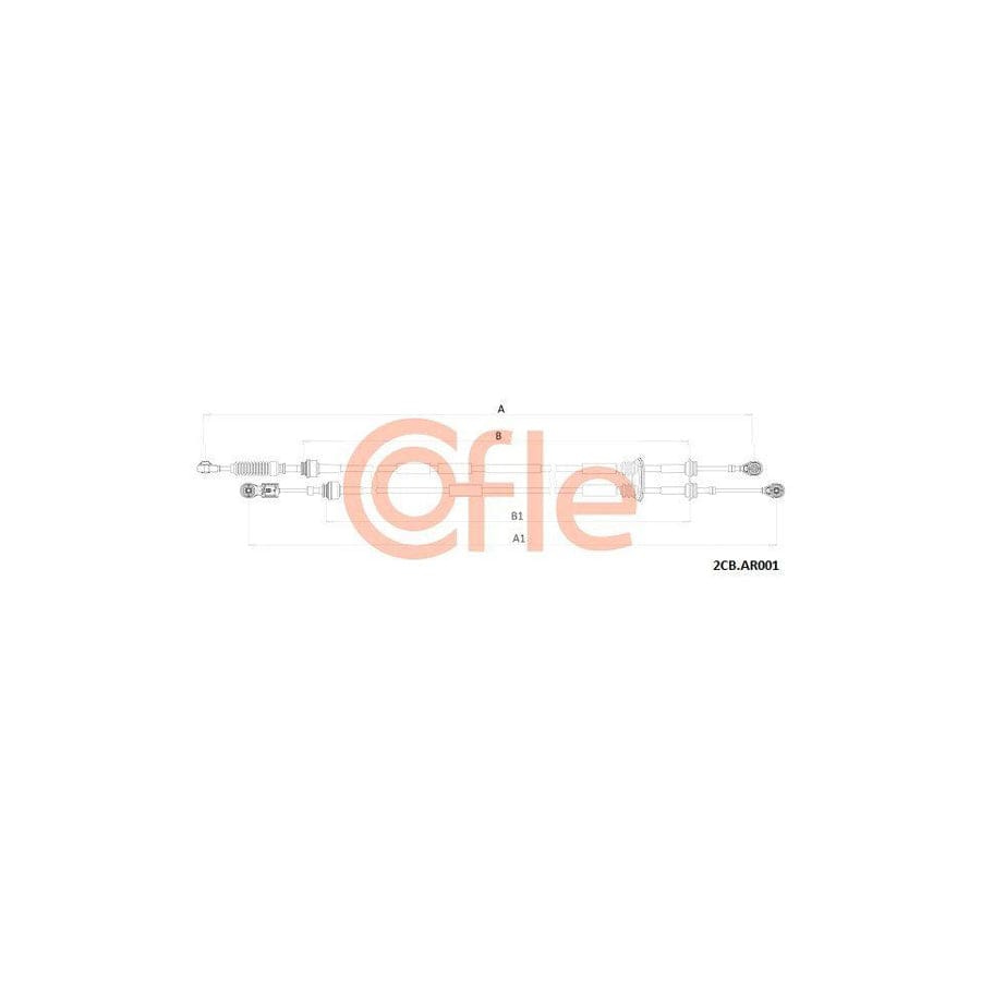Cofle 92.2Cb.Ar001 Cable, Manual Transmission