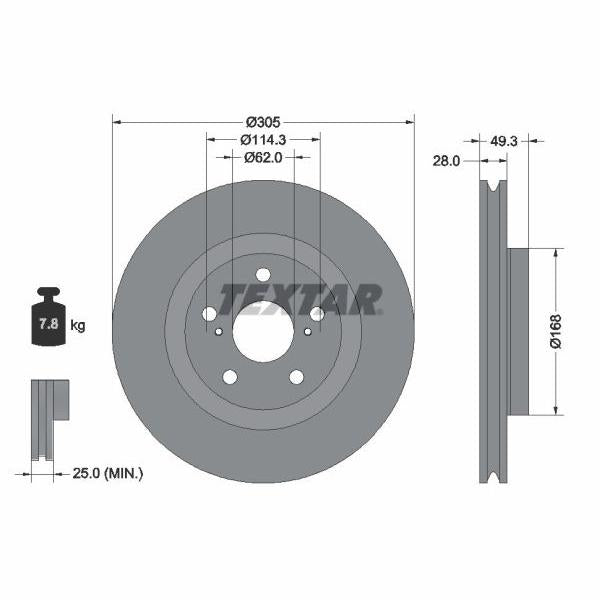 QUICK BRAKE QB113-1343X Brake Caliper Guide Sleeve Kit