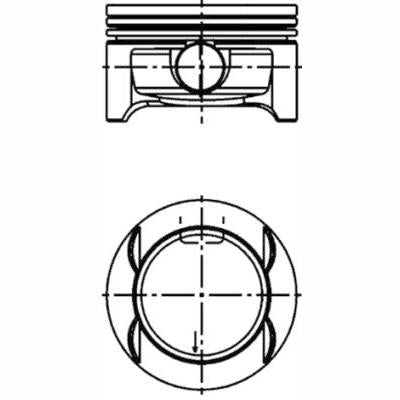 KOLBENSCHMIDT 40386610 Piston