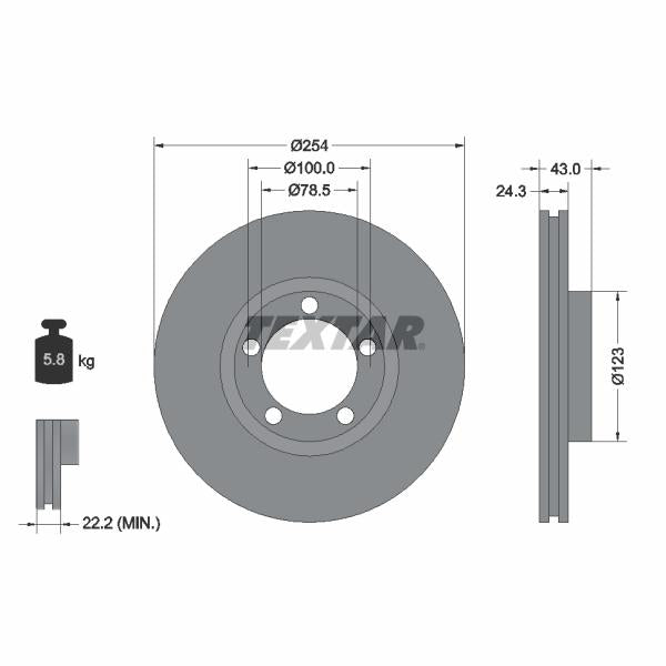 AUTOFREN SEINSA D7-484 Brake Caliper Guide Bellow