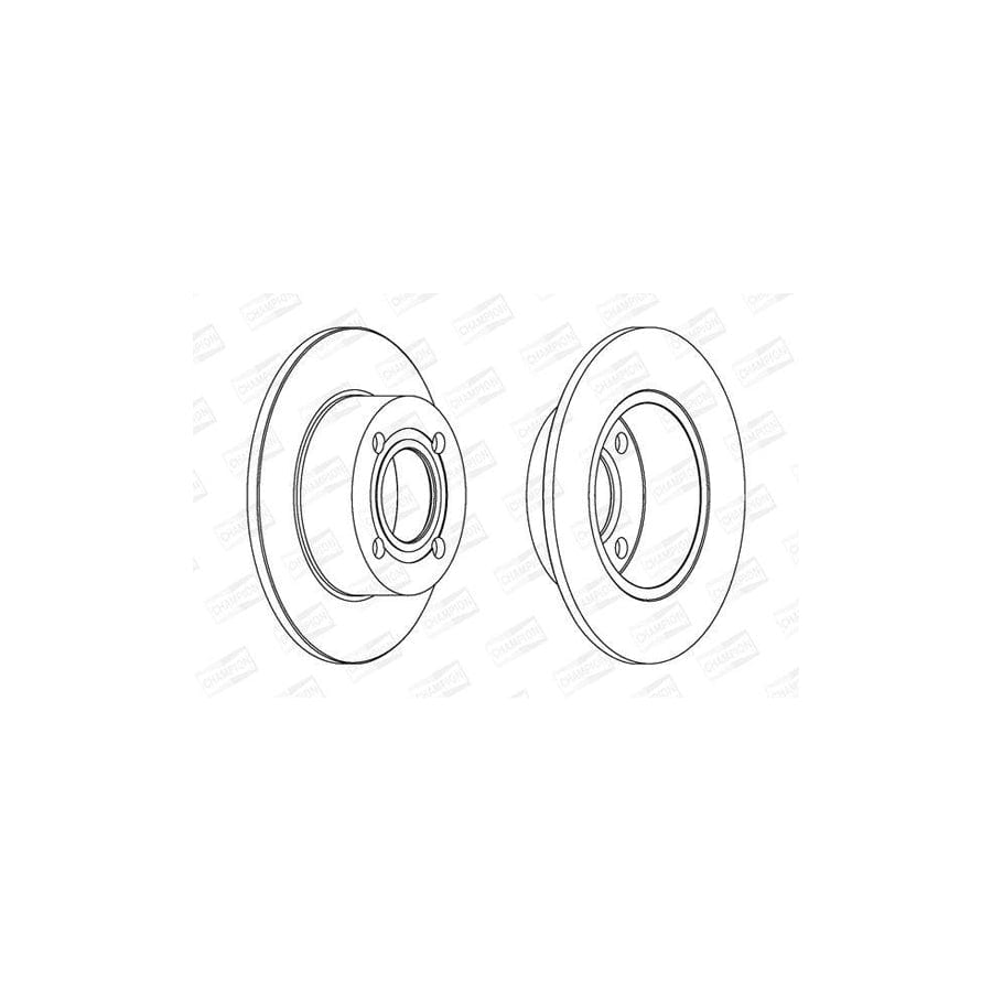 Champion 561312Ch Brake Disc