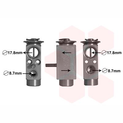 VAN WEZEL WEZ29001017 Air Conditioning Expansion Valve