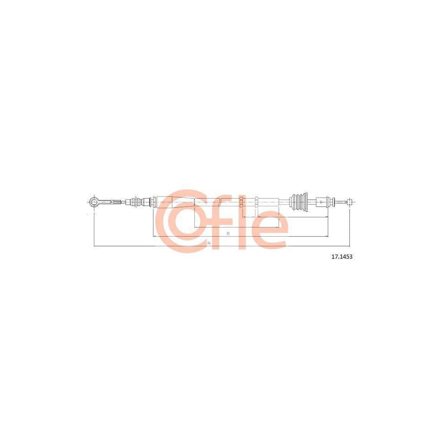 Cofle 92.17.1453 Hand Brake Cable