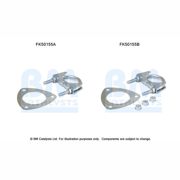 BM CATALYSTS FK50155B Exhaust System Mounting Kit
